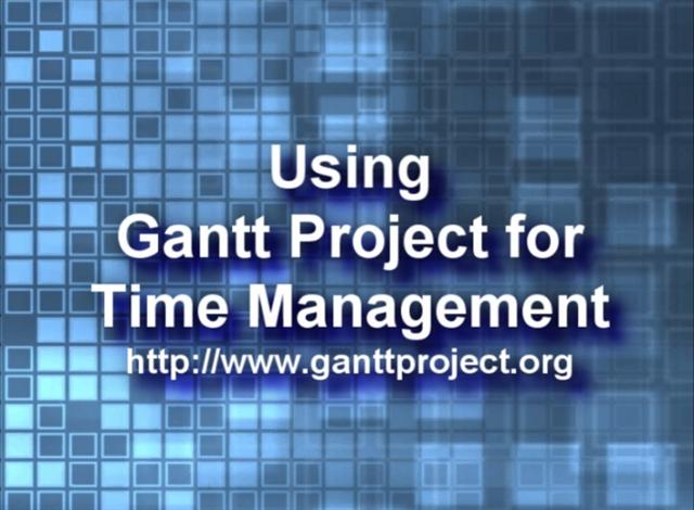 Using GanttProject
